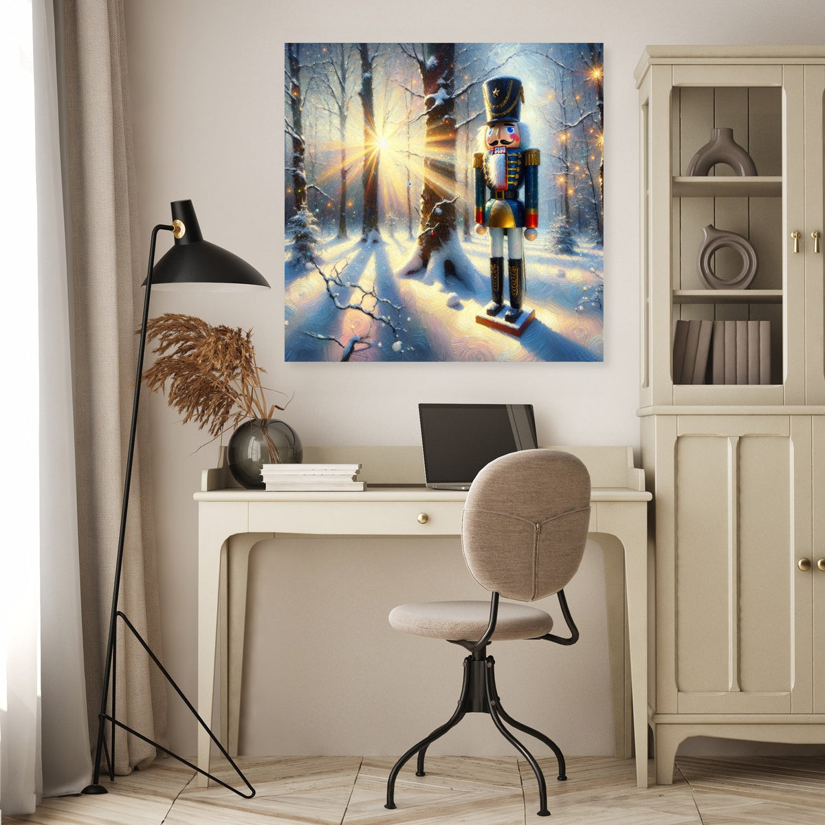 Nutcracker's Snowy Waltz Canvas