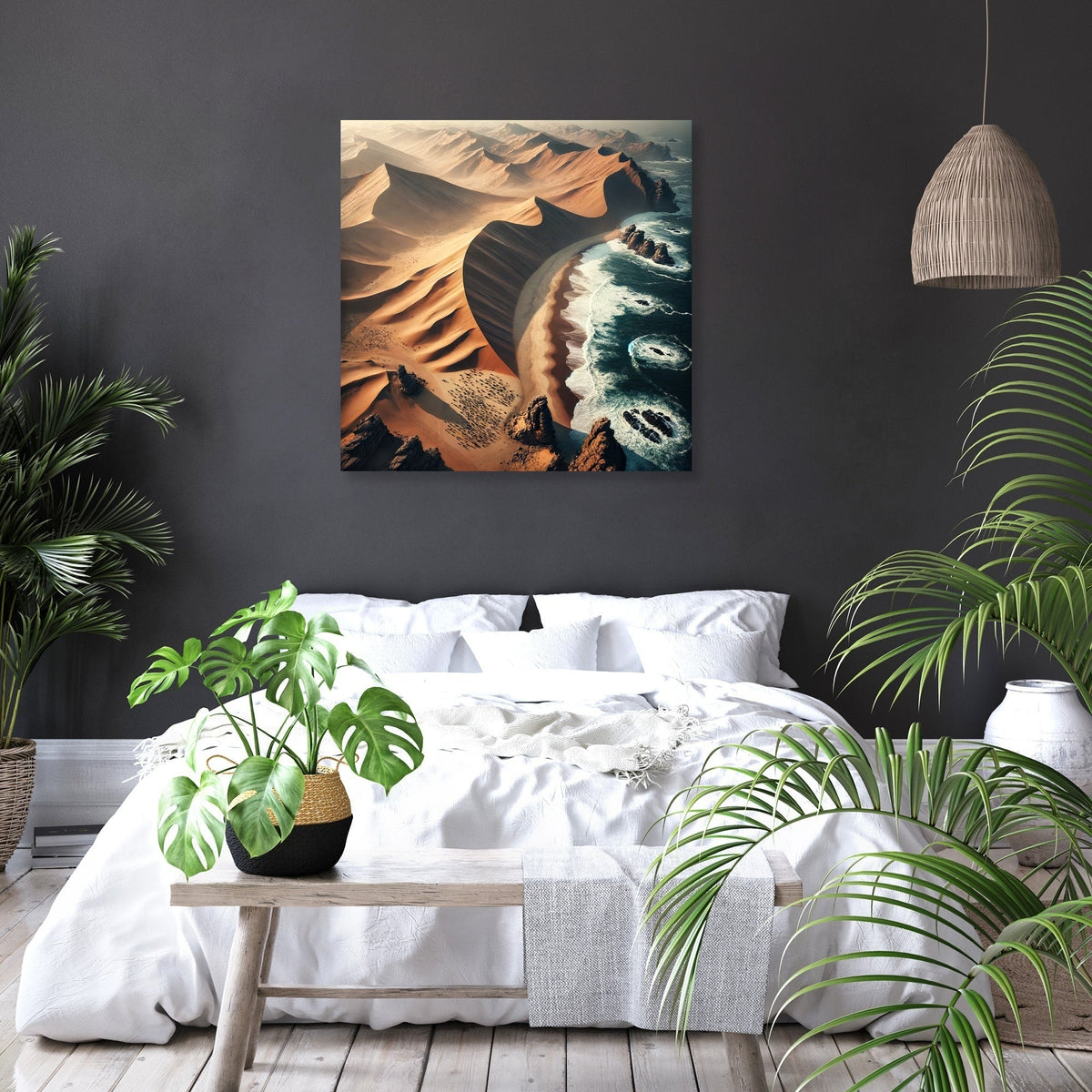 Desert Meets Ocean Canvas