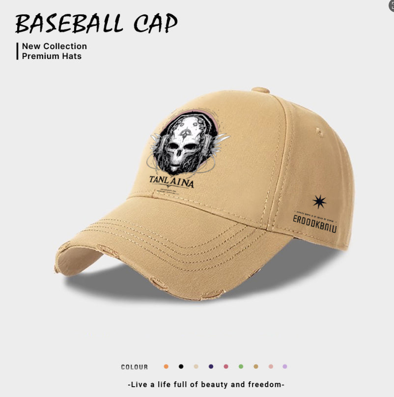European And American Style Casual Baseball Cap For Women