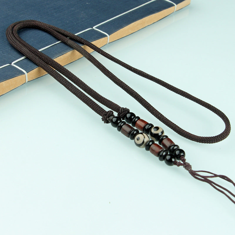 Braided Multicolor Neck Cord