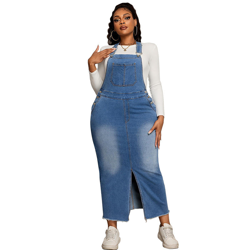 Casual And Versatile Denim Slimming Dress