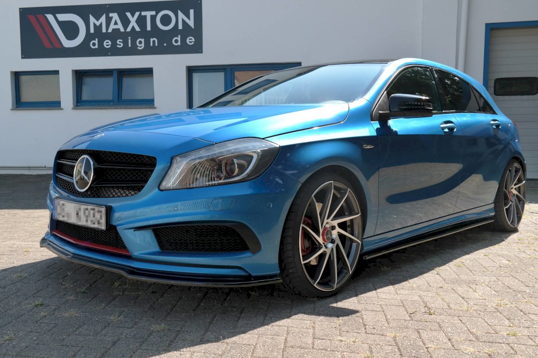 Maxton Design - Aftermarket  FRONT SPLITTER MERCEDES A-CLASS W176 AMG-LINE PRE-FACELIFT (2013-2015)