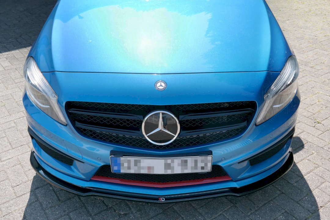 Maxton Design - Aftermarket  FRONT SPLITTER MERCEDES A-CLASS W176 AMG-LINE PRE-FACELIFT (2013-2015)