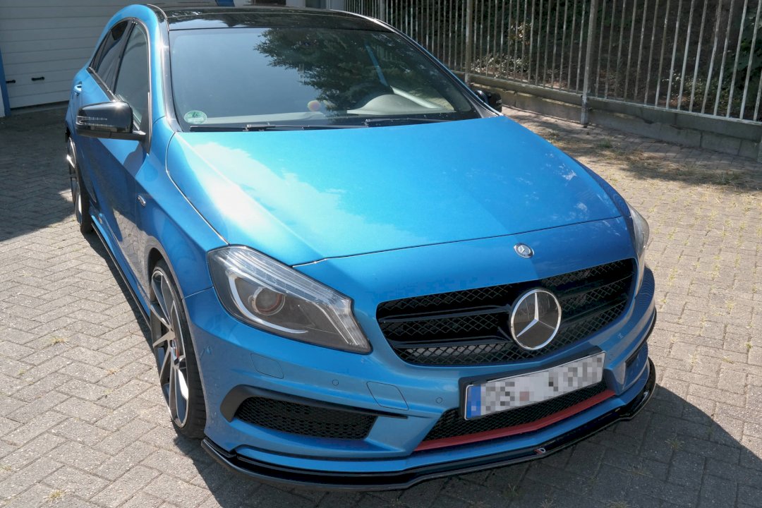 Maxton Design - Aftermarket  FRONT SPLITTER MERCEDES A-CLASS W176 AMG-LINE PRE-FACELIFT (2013-2015)