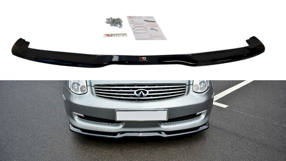 Maxton Design - Aftermarket  FRONT SPLITTER V.1 INFINITI G35 COUPE (2003-2007)