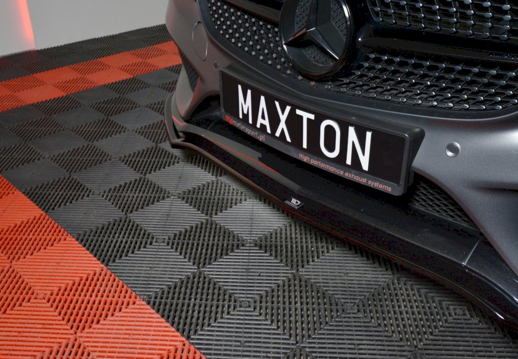 Maxton Design - Aftermarket  FRONT SPLITTER MERCEDES C-CLASS W205 COUPE AMG-LINE (2015-2018)