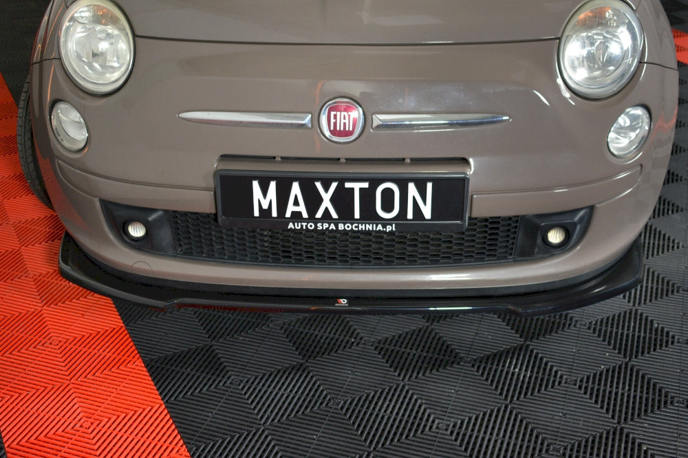 Maxton Design - Aftermarket  FRONT SPLITTER V.2 FIAT 500 PRE-FACELIFT (2007-2014)