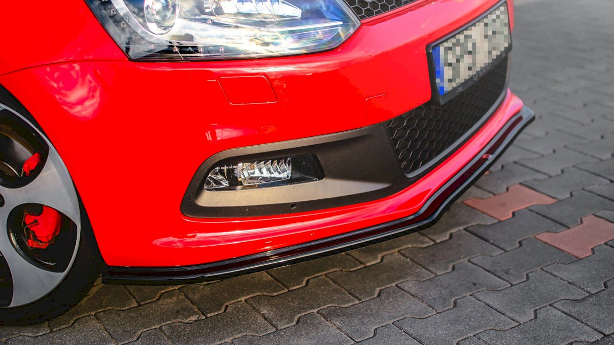 Maxton Design - Aftermarket  Front Splitter V.2 Volkswagen Polo GTI Mk5 (2009-2014)