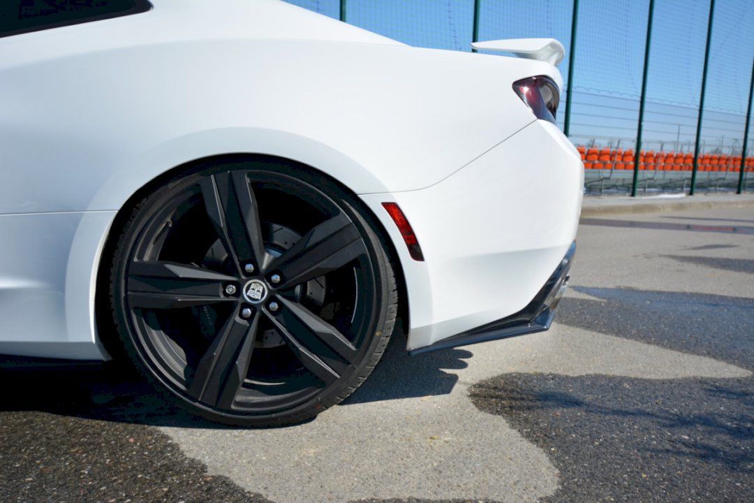 Maxton Design - Aftermarket  REAR SIDE SPLITTERS CHEVROLET CAMARO 6TH-GEN. PHASE-I 2SS COUPE (2016-18)