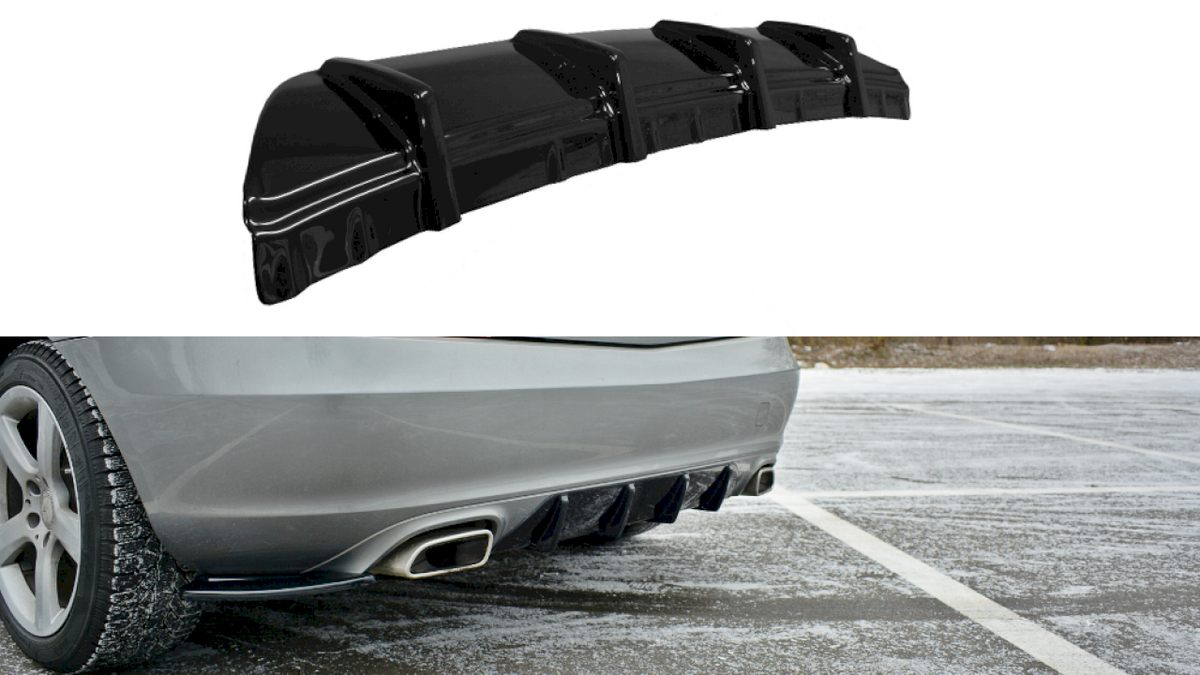 Maxton Design - Aftermarket  REAR DIFFUSER MERCEDES-BENZ SLK R172 STANDARD (2011-2015)