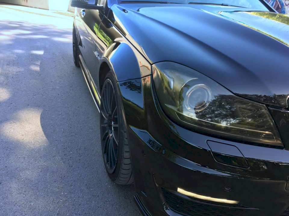 Maxton Design - Aftermarket  SIDE SKIRTS SPLITTERS MERCEDES C-CLASS W204 C63 AMG FACELIFT (2011-2014)