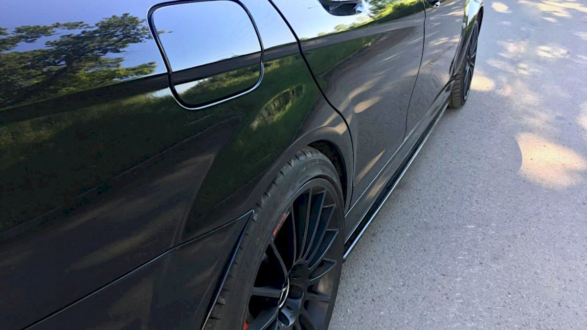 Maxton Design - Aftermarket  SIDE SKIRTS SPLITTERS MERCEDES C-CLASS W204 C63 AMG FACELIFT (2011-2014)
