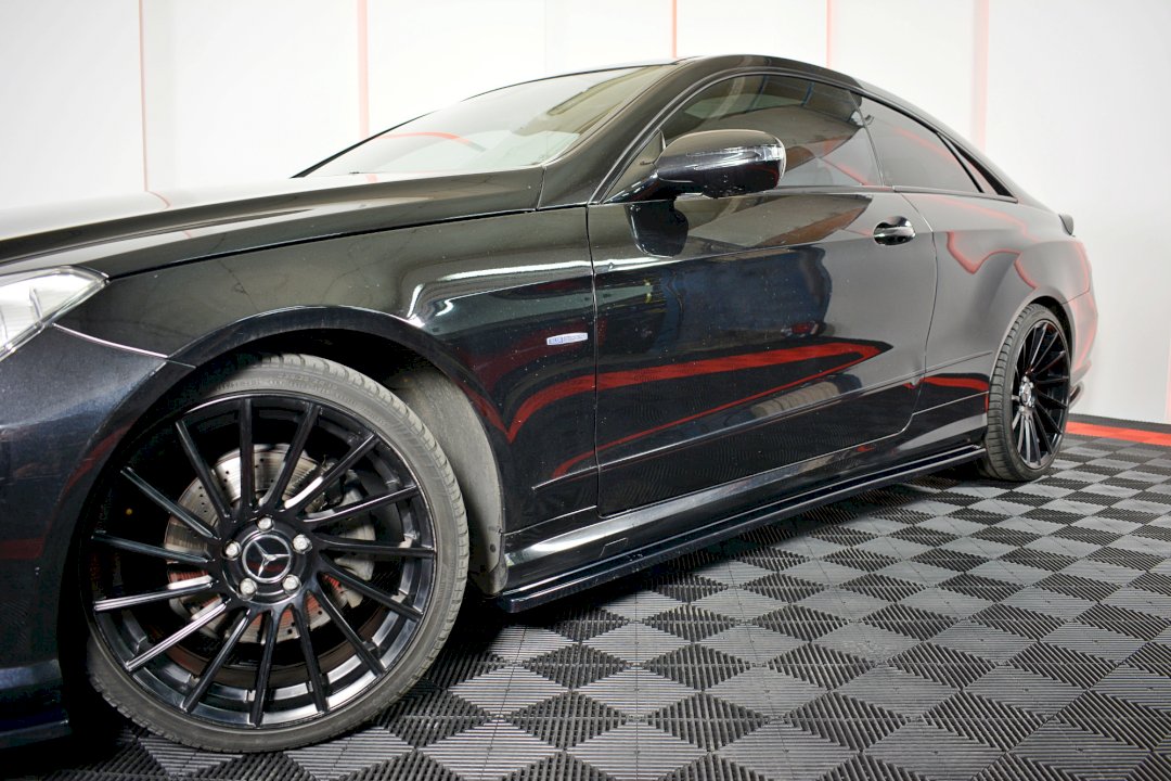 Maxton Design - Aftermarket  SIDE SKIRTS SPLITTERS MERCEDES-BENZ E-CLASS W207 COUPE AMG LINE (2009-2012)