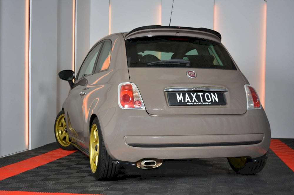 Maxton Design - Aftermarket  Spoiler CAP Fiat 500 Hatchback Sport Preface