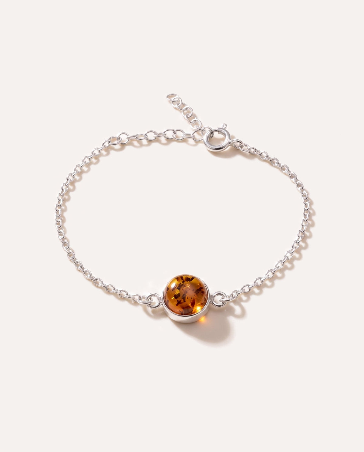 ESSENTIALS Link Chain Amber Bracelet