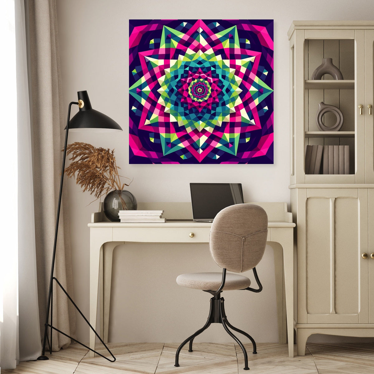 Spiraling Stars Canvas