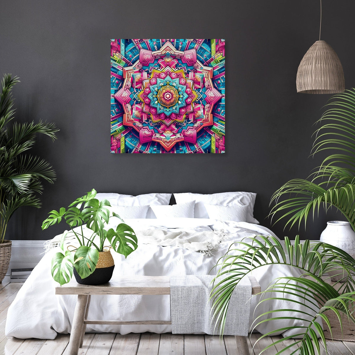 Labyrinthine Vibrance Canvas