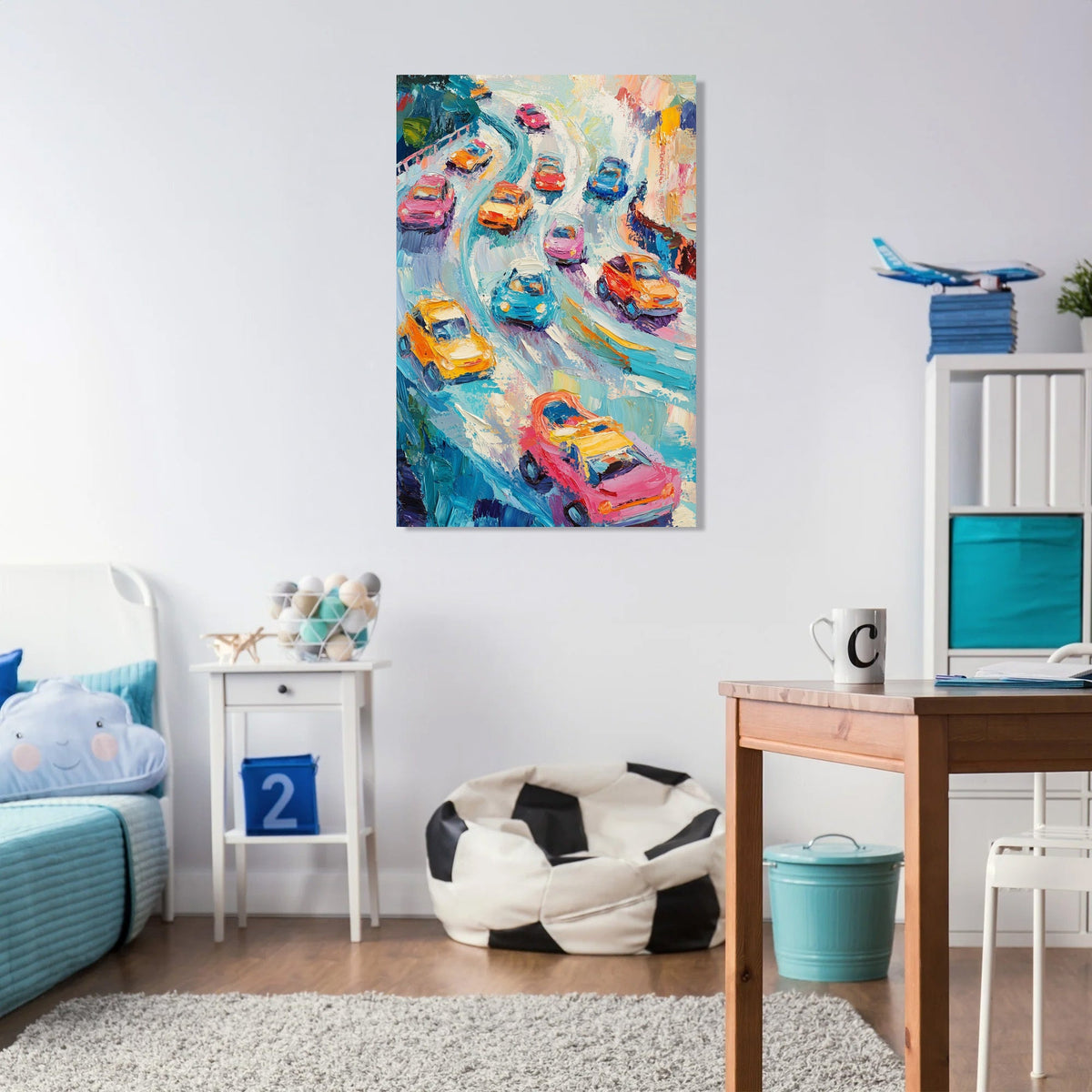 Wheels in Motion Canvas