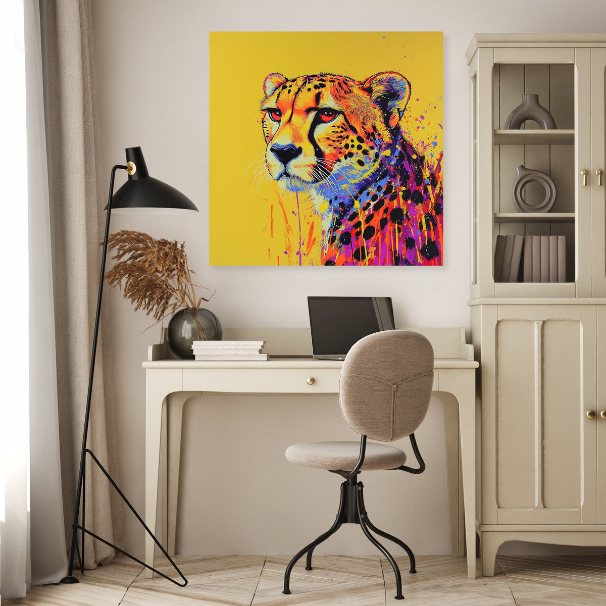 Cheetah Radiance Canvas