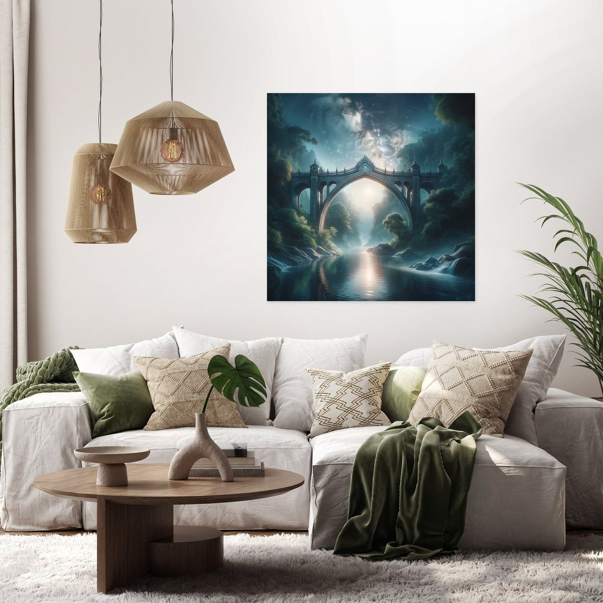 Galactic Bridge Canvas