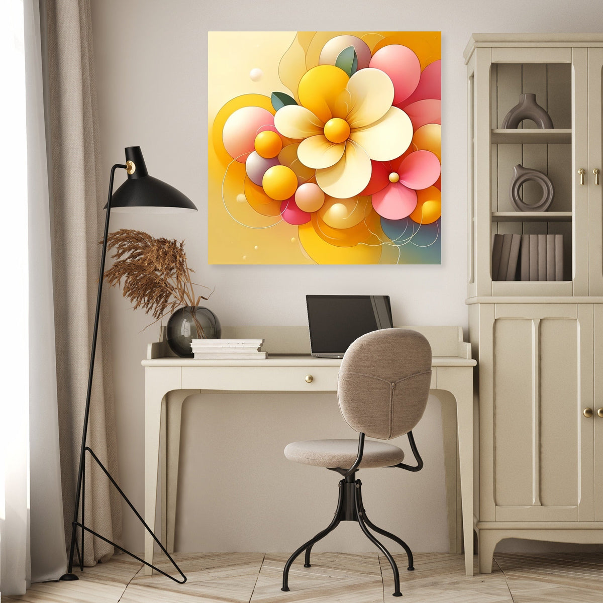 Happiness Bloomed Canvas