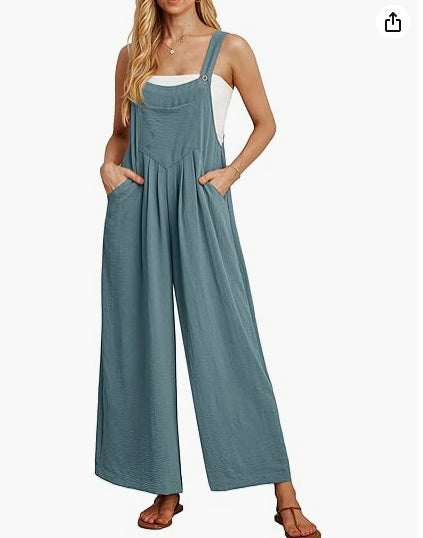 Casual Loose Jumpsuit With Pockets