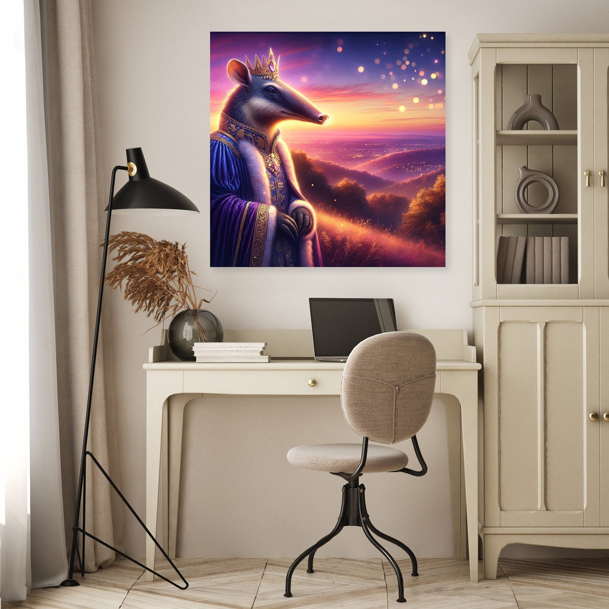 Regal Aardvark Dusk Canvas