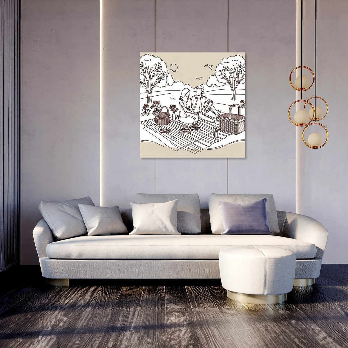 Picnic Moments Canvas