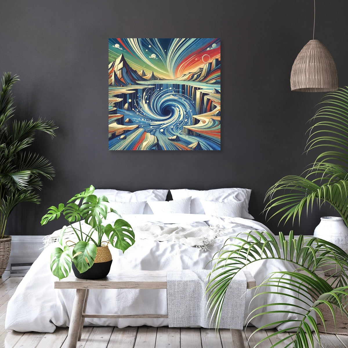 Oceanic Vortex Canvas