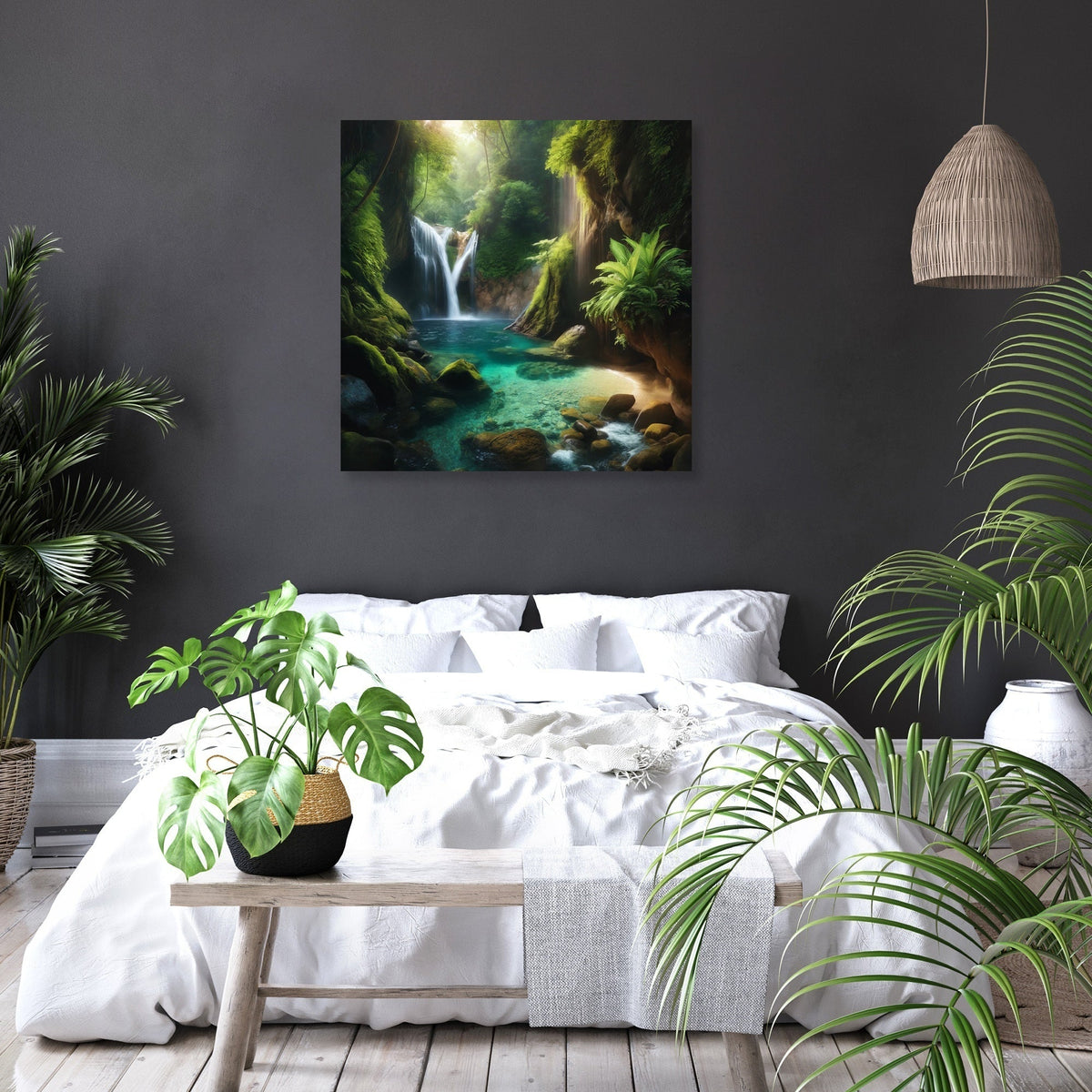 Hidden Waterfall Cove Canvas