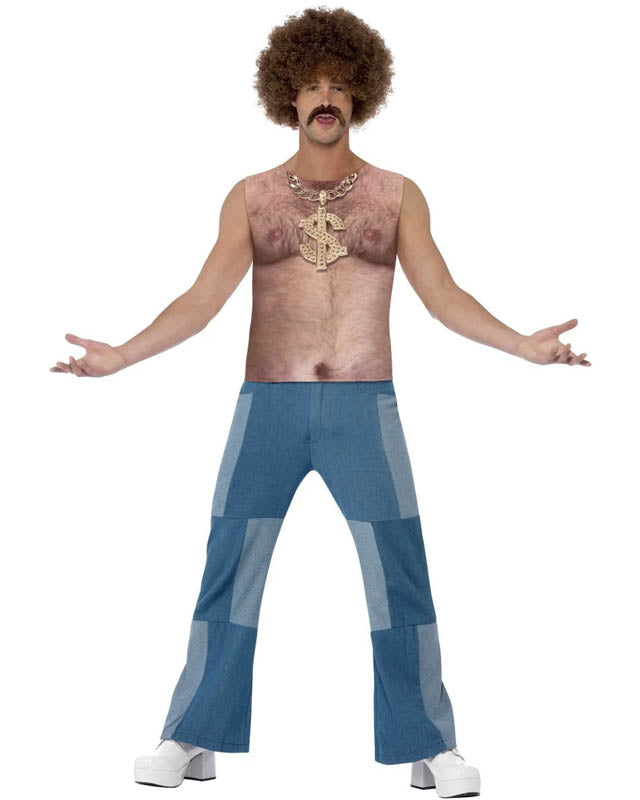 Chest Hair Vest - Adult Costume