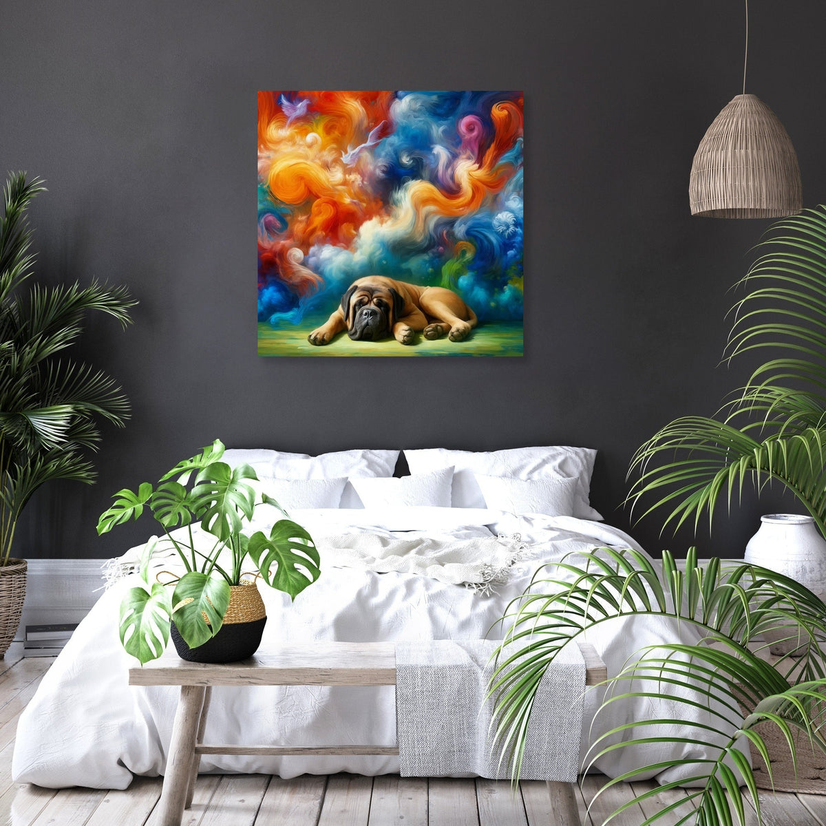Dreamer's Realm Bullmastiff Canvas