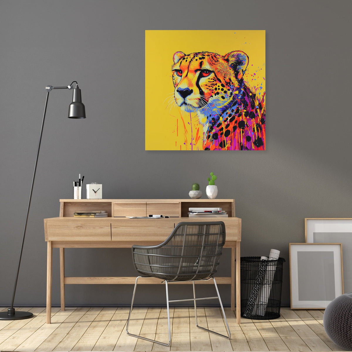 Cheetah Radiance Canvas