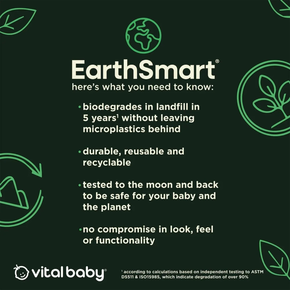 Vital Baby Nourish Snack On the Go - Natural Moss