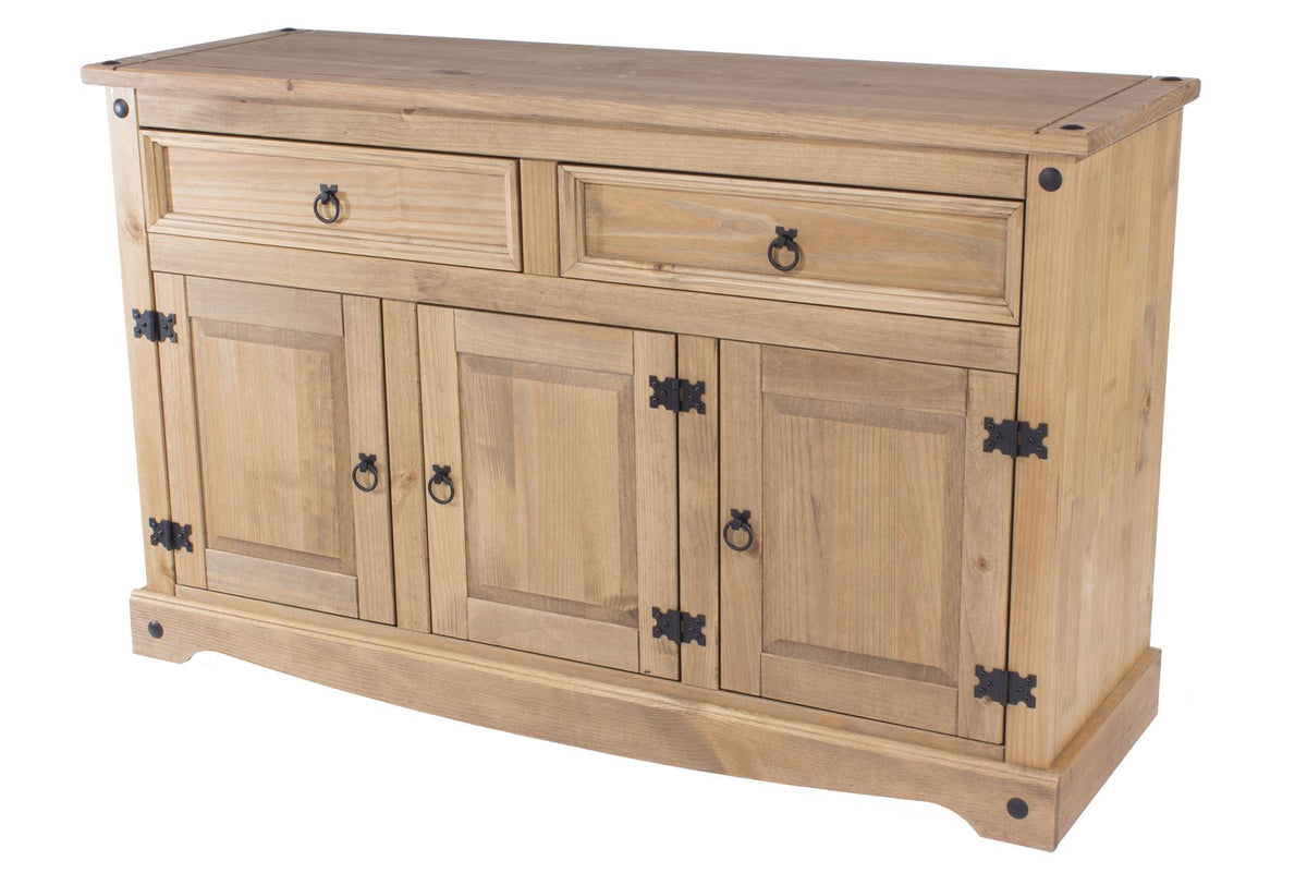 Corona Antique Waxed Pine Medium Sideboard