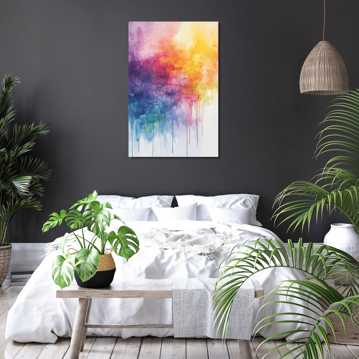 Vivid Descent Canvas
