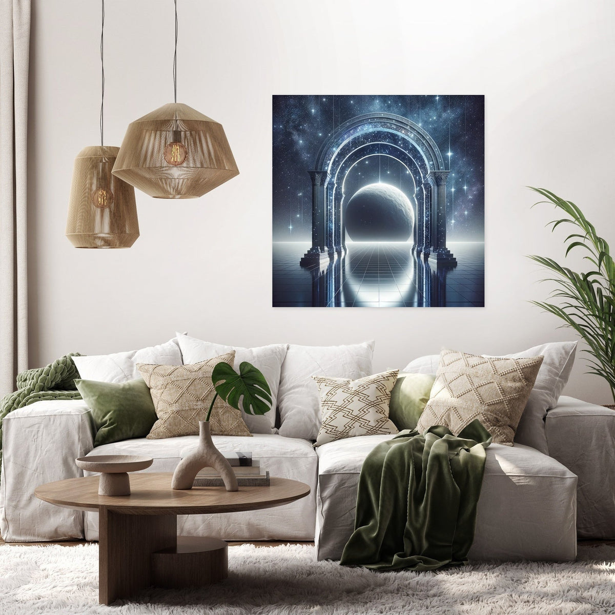 Starry Gateway Canvas