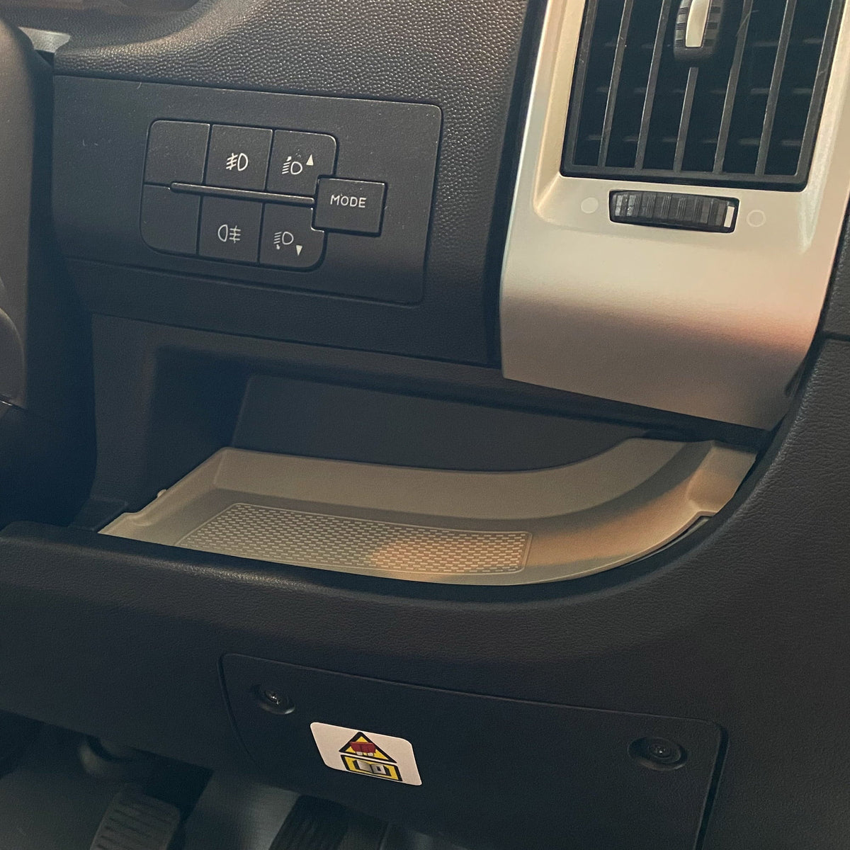 For Fiat Ducato / RAM Promaster Lower Dash Rubber Inserts Light Grey | Auto-Trail Motorhome & Camper | Van-X