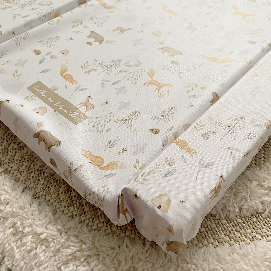 Standard Changing Mat - Woodland Animals Print
