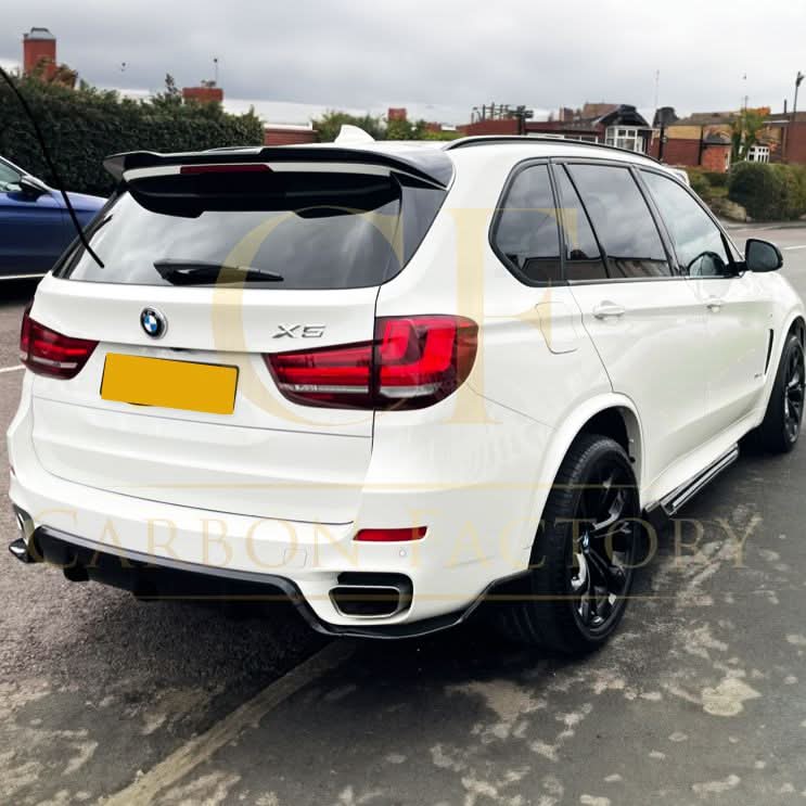 Carbon Factory Style Gloss Black Rear Diffuser for BMW F15 X5 13-18