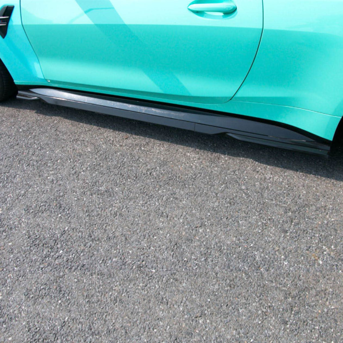 V Style Gloss Black Side Skirts for BMW G80 M3 G82 G83 M4 21-Present