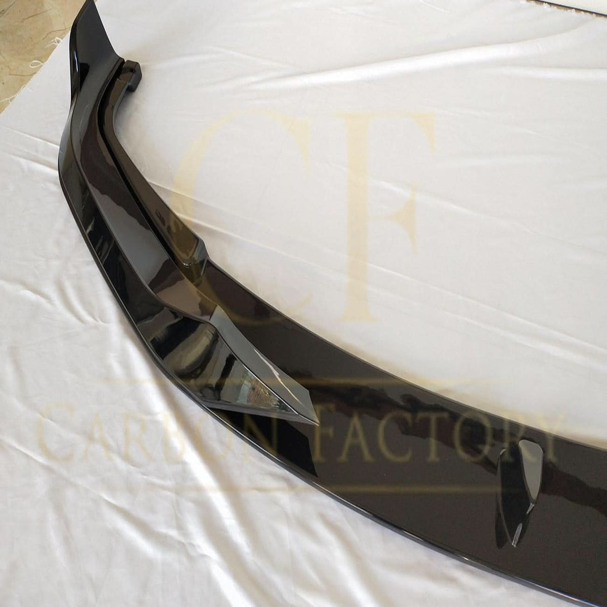 AC Style Gloss Black Front Splitter for BMW G14 G15 G16 8 Series 19-Present