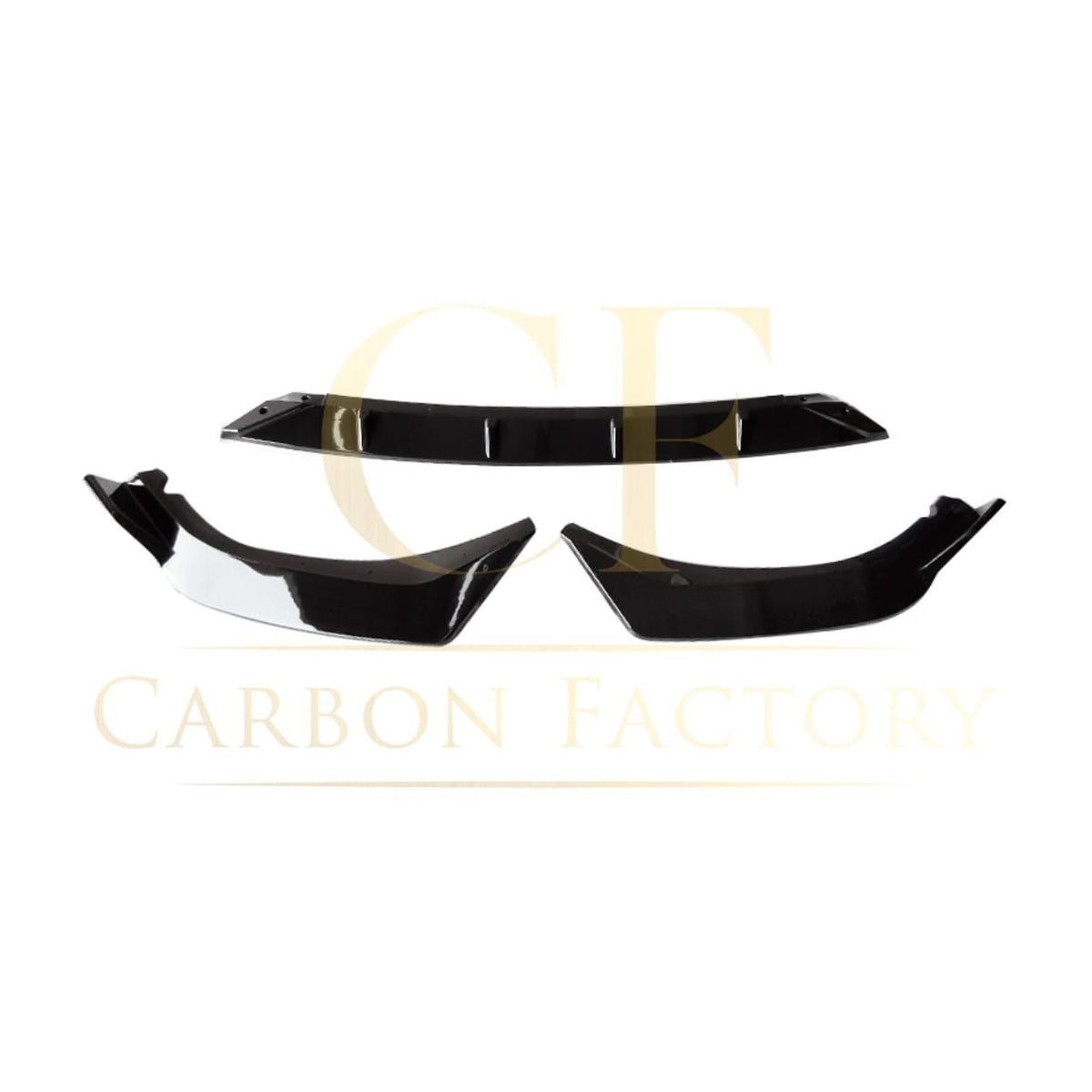 CS Style Gloss Black Front Splitter for BMW G30 G31 5 Series LCI 21-24