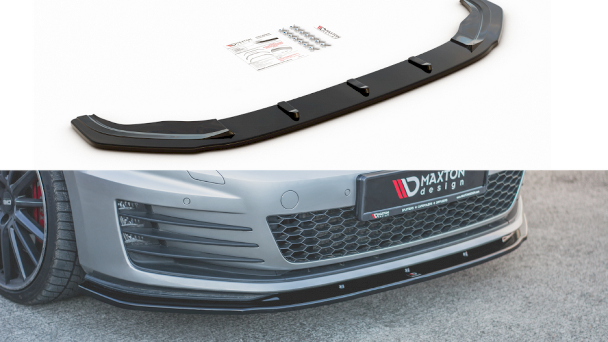 Maxton Design - Aftermarket  Front Splitter V.1 Volkswagen Golf GTI / GTD Mk7