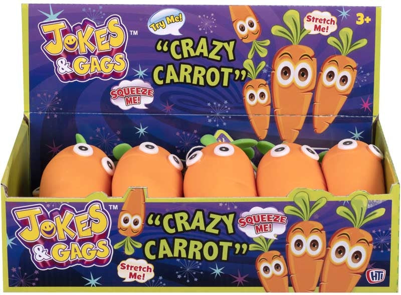 HTI Crazy Carrot Stretchy Toy