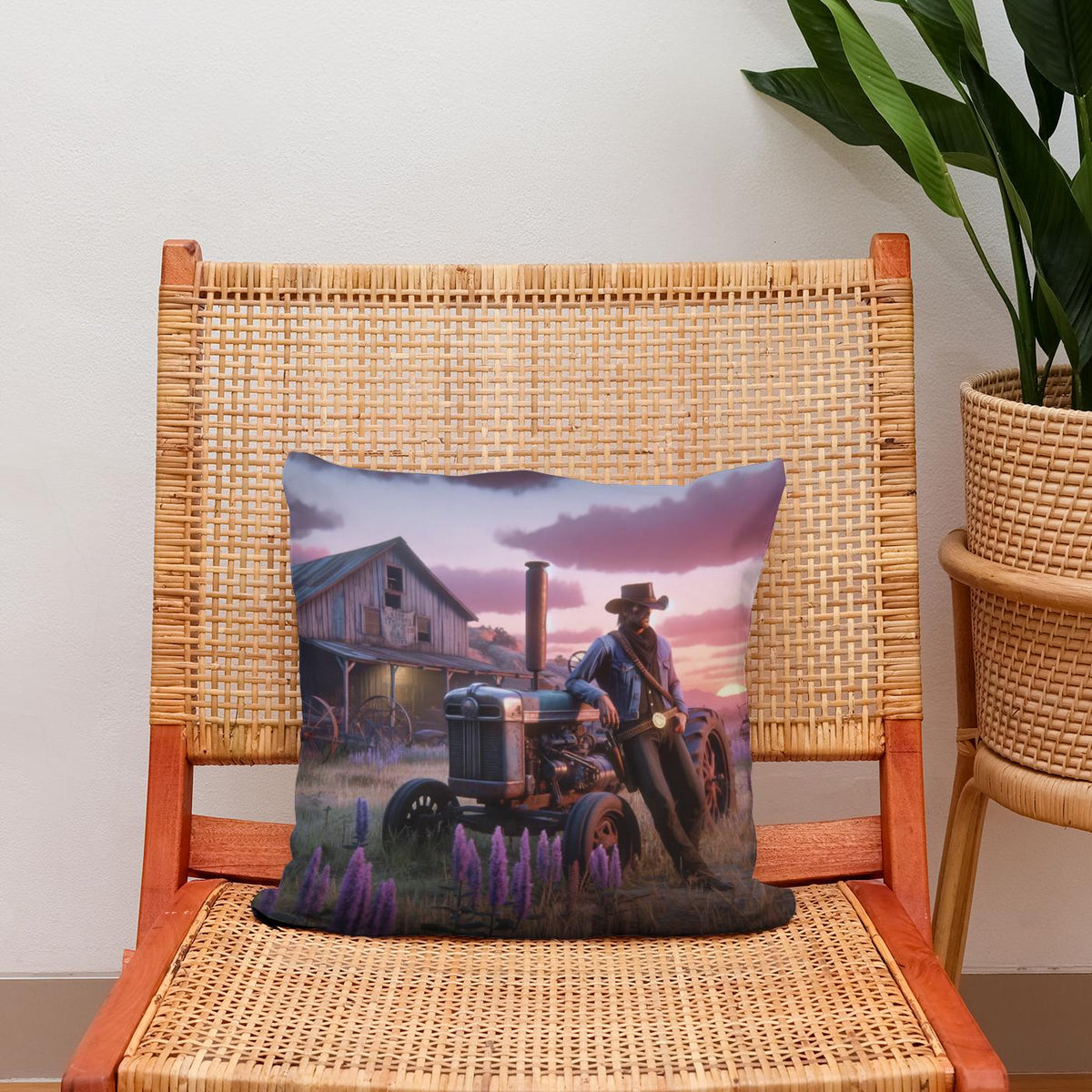 Serenity Echoes Cotton Cushion