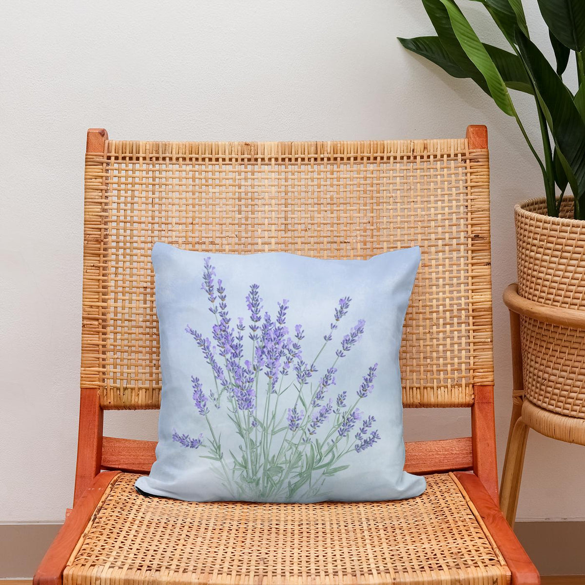 Tranquil Bloom Cotton Cushion