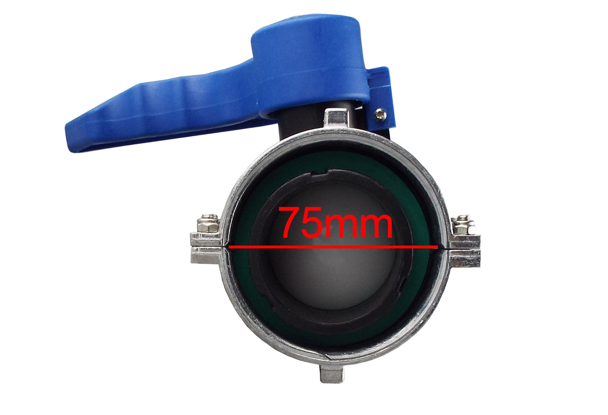 IBC Tank Valve 75mm Inlet to S60X6 – FKM