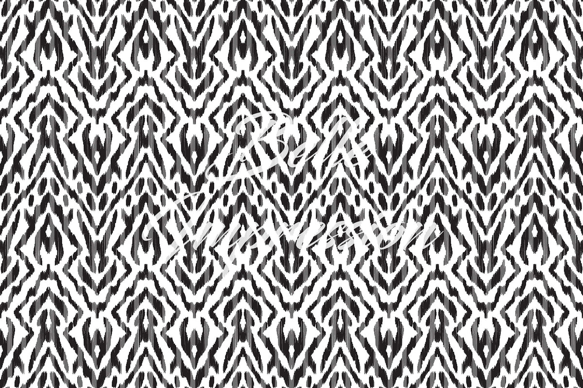 Black And White Shapes | Removable Wallpaper | Pattern #423