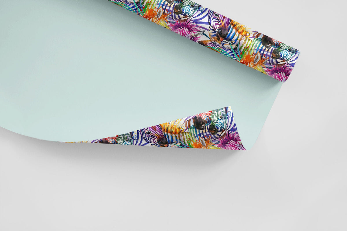 Color Zebra    | Color Zebra   Removable Wallpaper | Peel and Stick |  #135AC